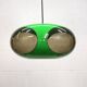 Massive Belgium Space Age UFO Lamp, Green Mid-Century Modern Lighting