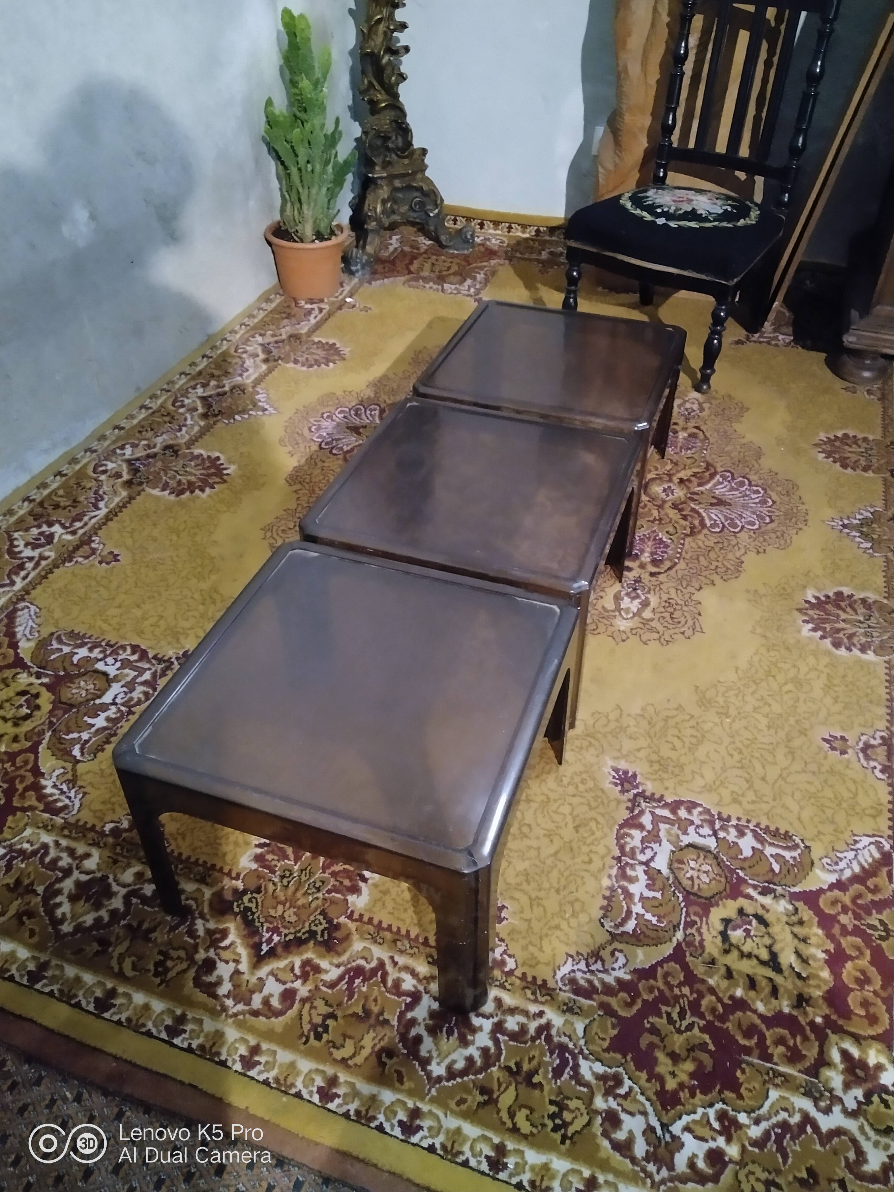 Vintage Plexiglas coffee tables