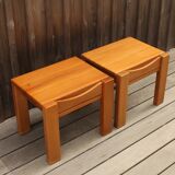Paire de chevet en orme Maison Regain
