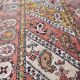 Vintage sinkiang carpet for handmade corridor 90x358 cm