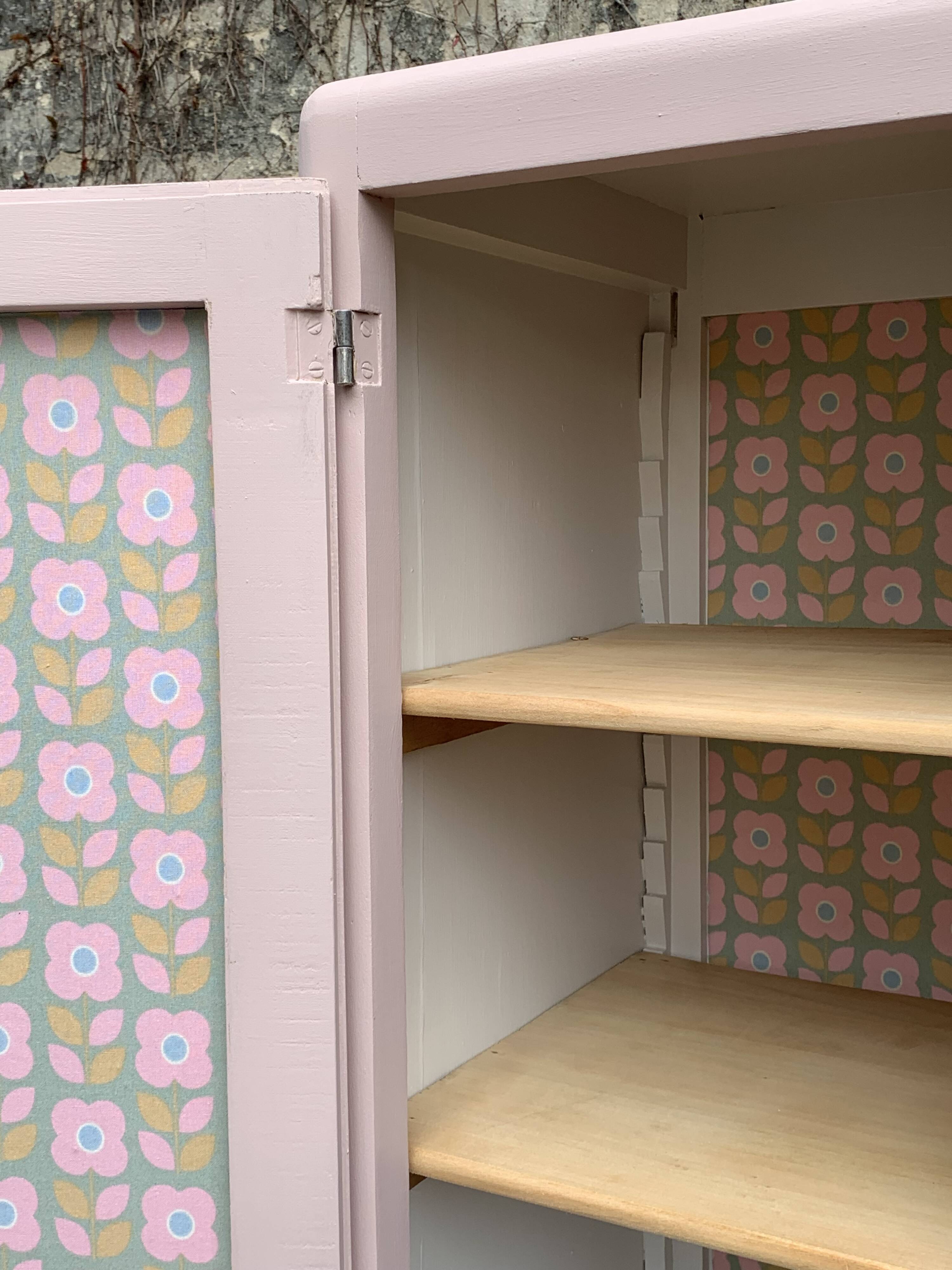 Mado powder pink buffet cabinet 1950