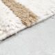 Moroccan Berber carpet Azilal ecru with colorful patterns 2,50x1,55m