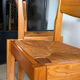 Pair of solid elm chairs with straw – Maison Regain, here