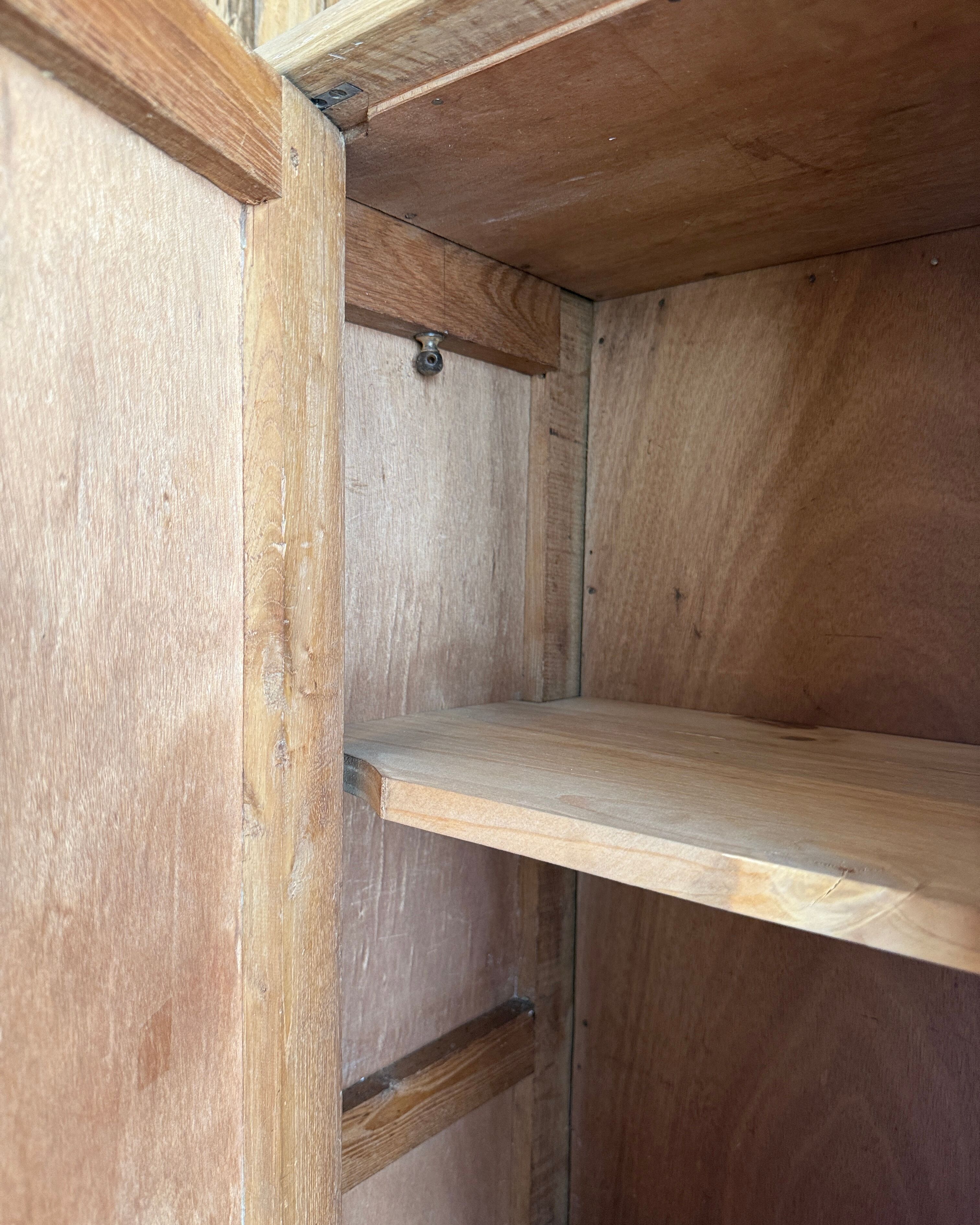 Art Deco oak library cabinet (renovated)