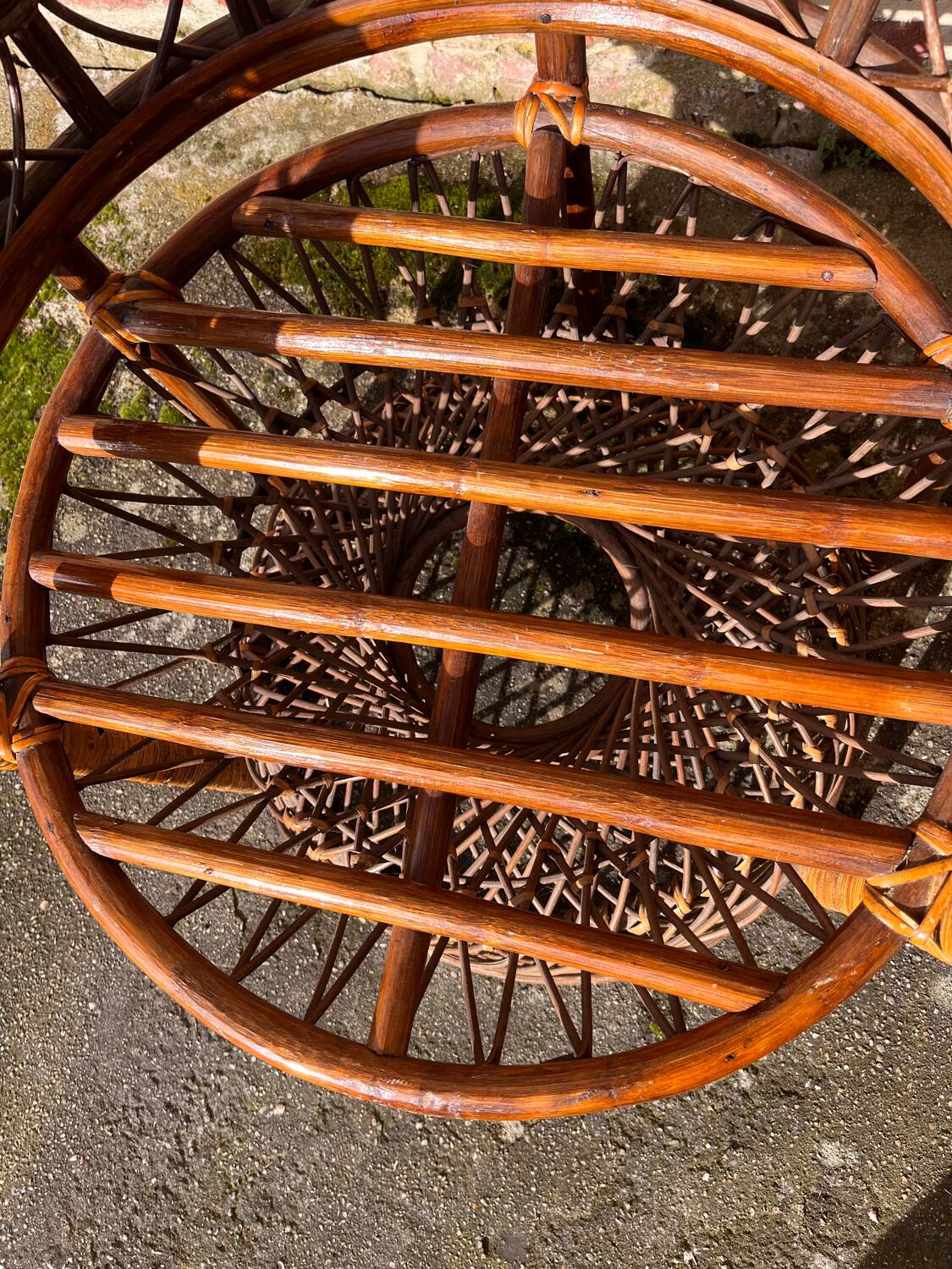 Emmanuelle rattan armchair