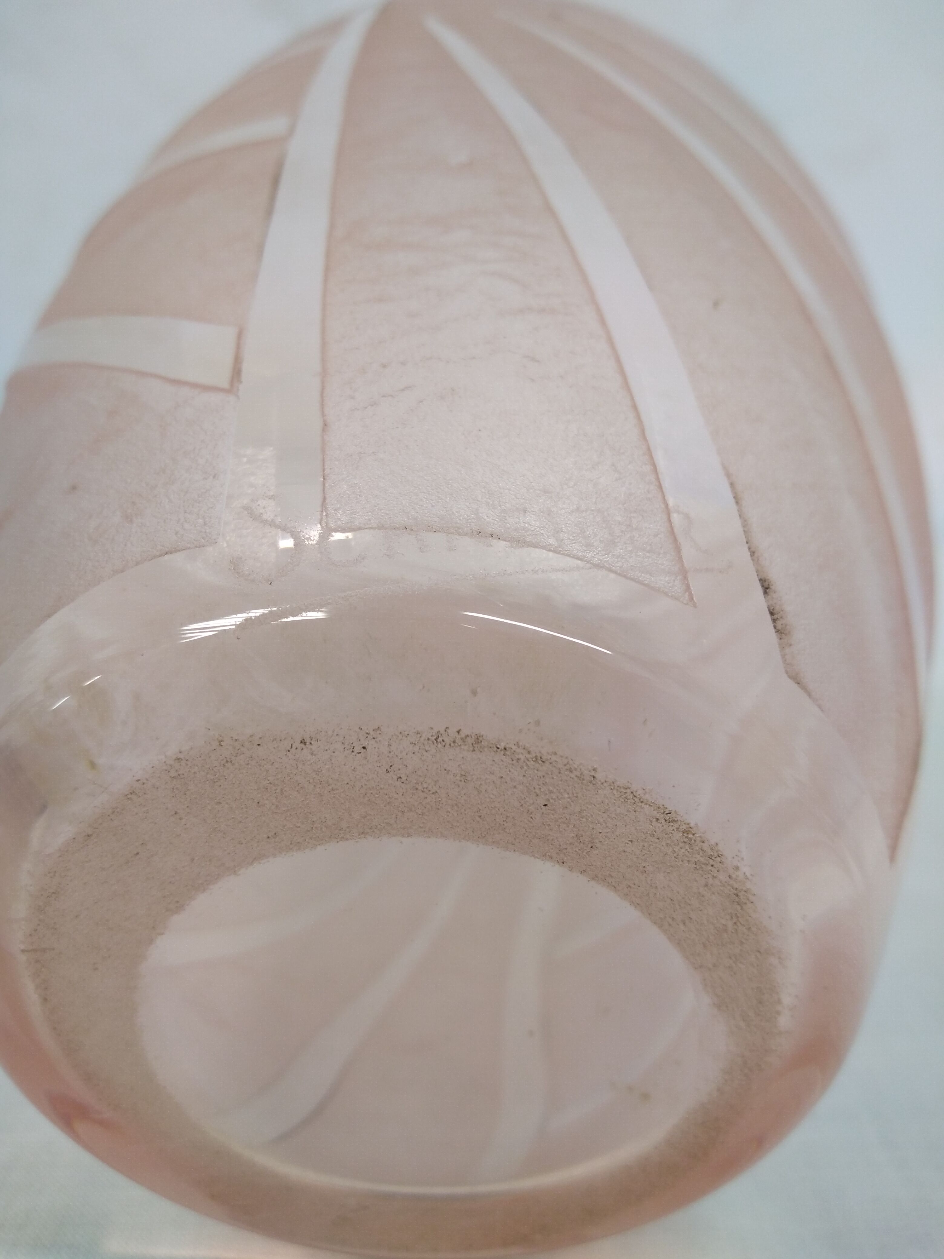 Schneider art deco ice vase