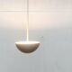 Mid-century modern style fiberglass pendant light, 1960s, set of 2.