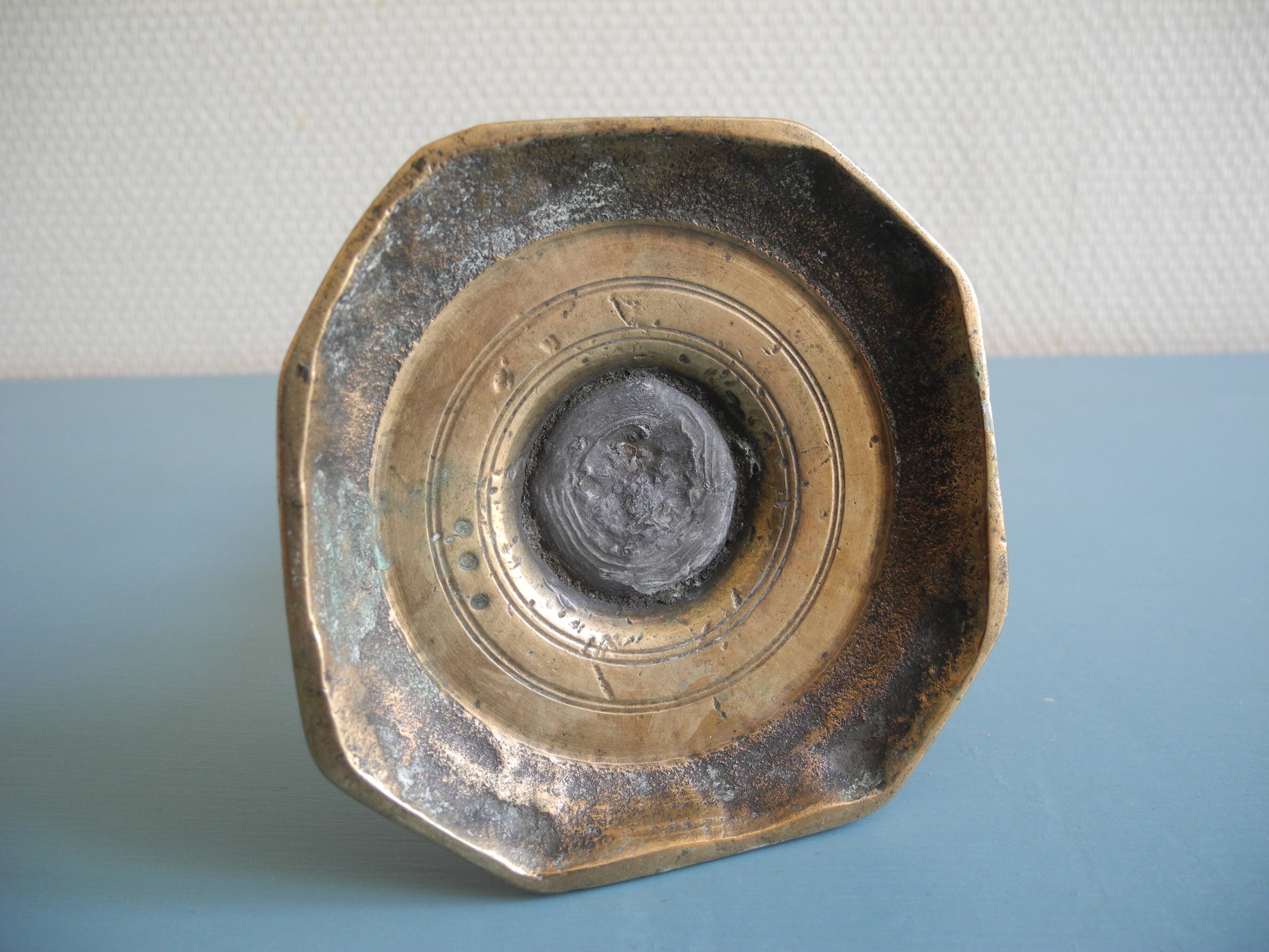 18th century bronze candlestick Haute Epoque antique French candlestick