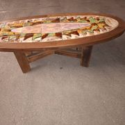 Table basse en ceramique , Vallauris , Gustave Reynaud