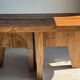 Immense solid teak table 2.10m x 1m