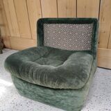Velvet armchair