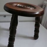 Two milking stools in the charles dudouyt style