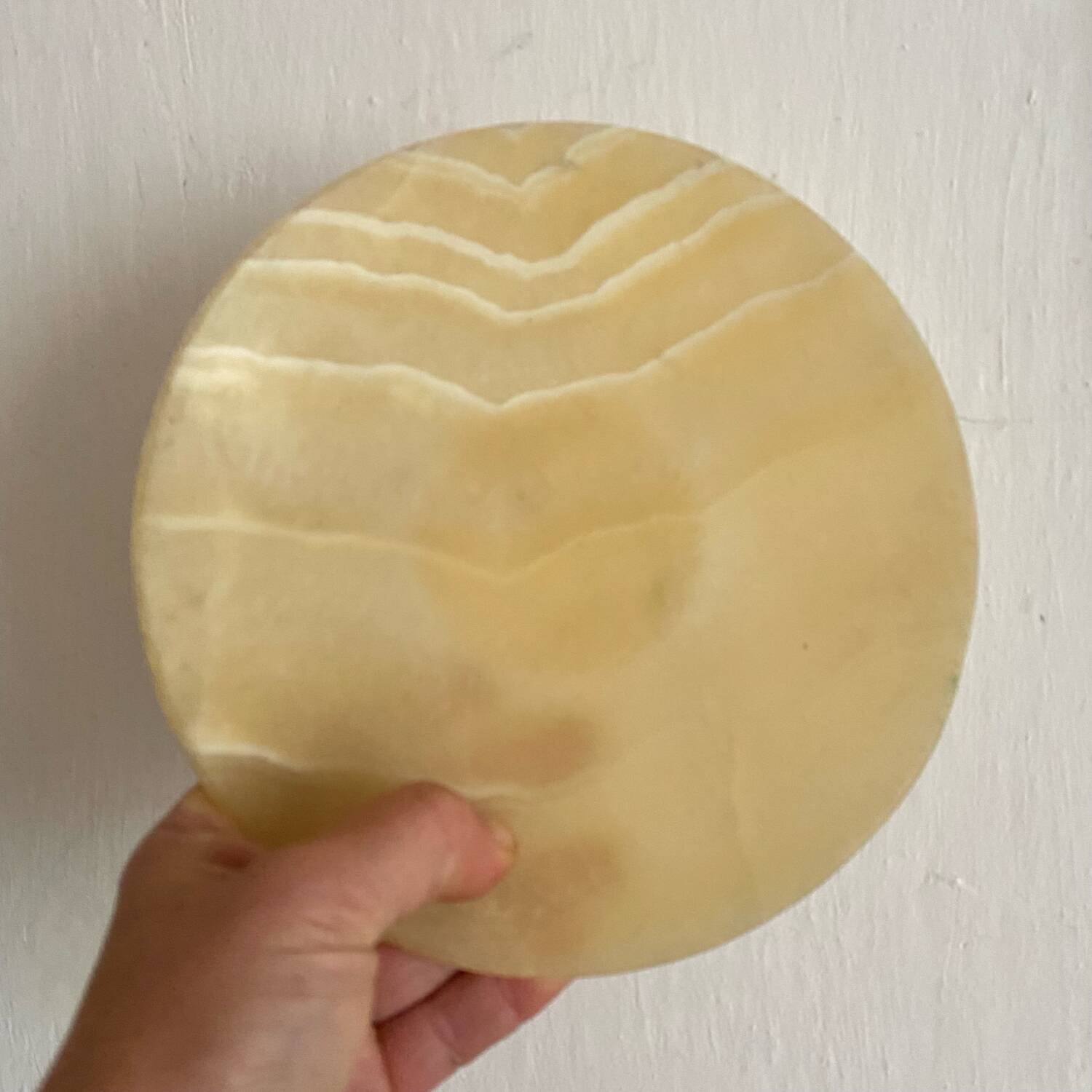 Natural onyx stone trinket tray