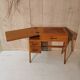 Bureau en bois, pieds compas