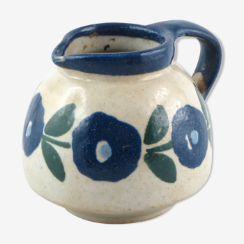 Pitcher, ceramic jean garillon soufflenheim alsace, elchinger