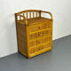 Vintage Rattan Bamboo Mid Century Chest of Drawers Bedside Table, 1960