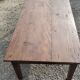 Farm coffee table in oak and fir spindle feet