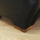 Black armchair, Italian design, 1980s, manufacture: Italy