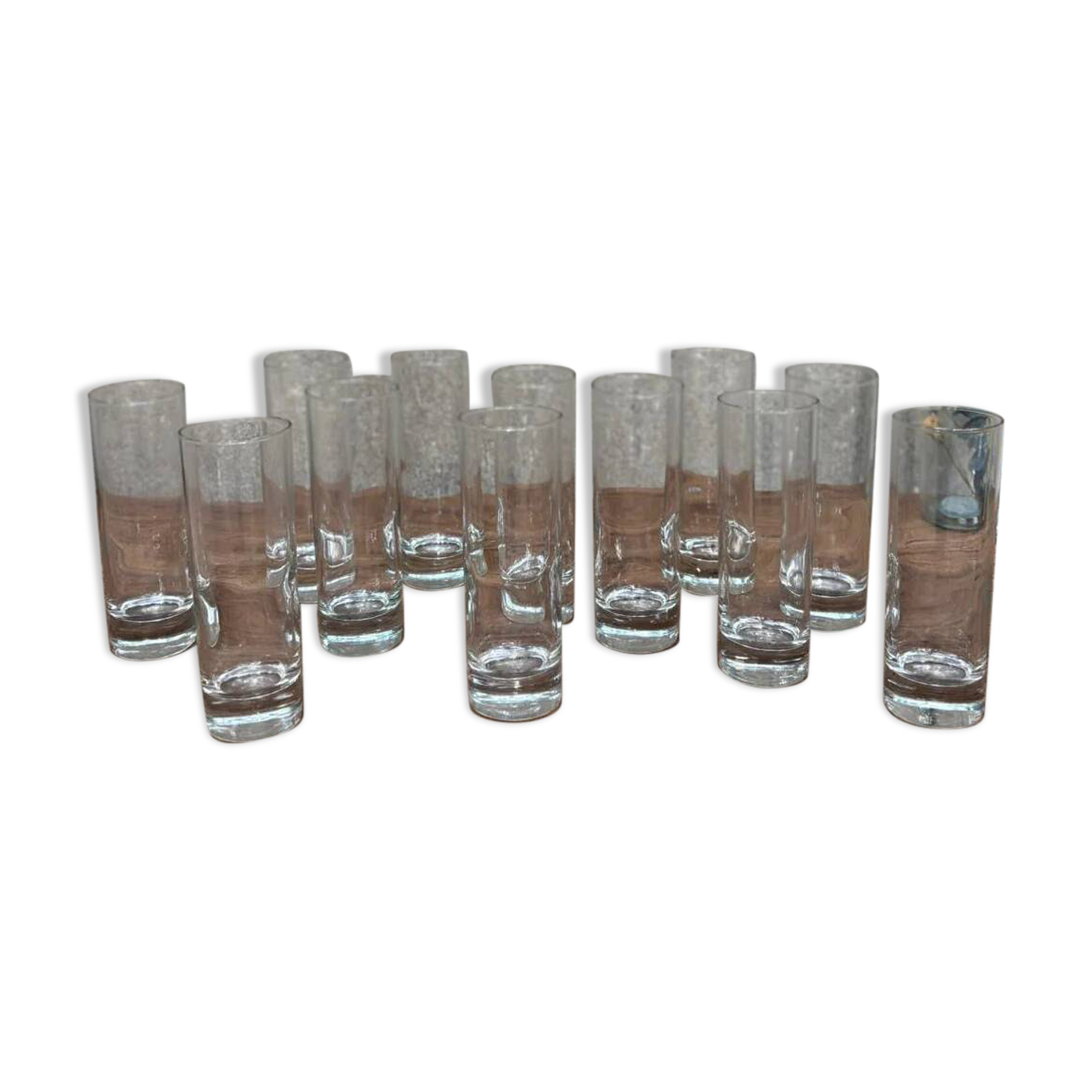 Ensemble de verres tubes