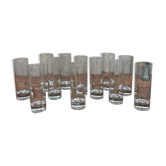 Set of tube glasses