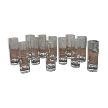 Set of tube glasses