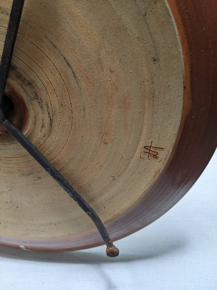 Cheese board stoneware handmade brutalist design slow country decoration