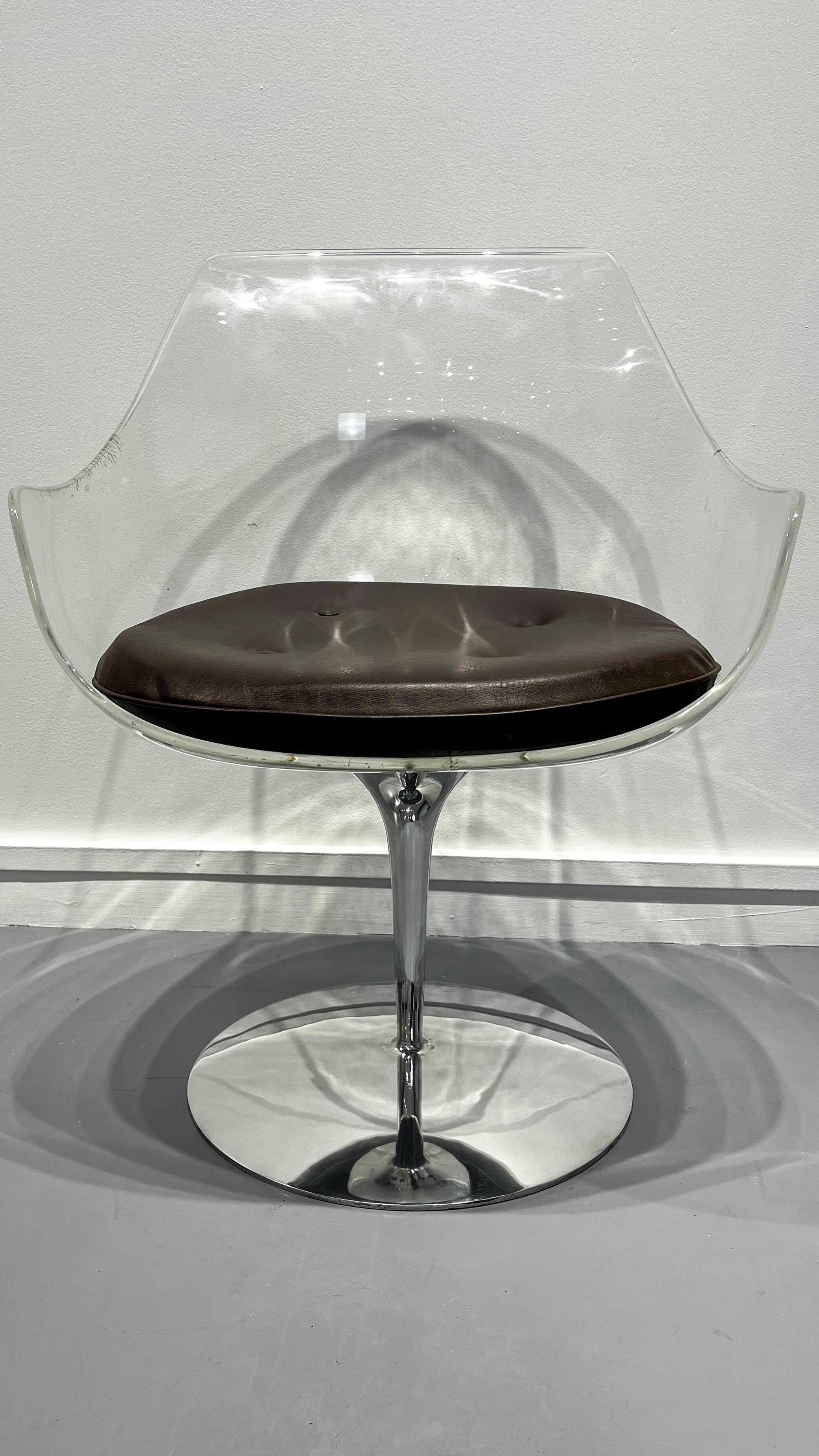 Set of 6 Champagne Armchairs by Erwine & Estelle Laverne, c.1950