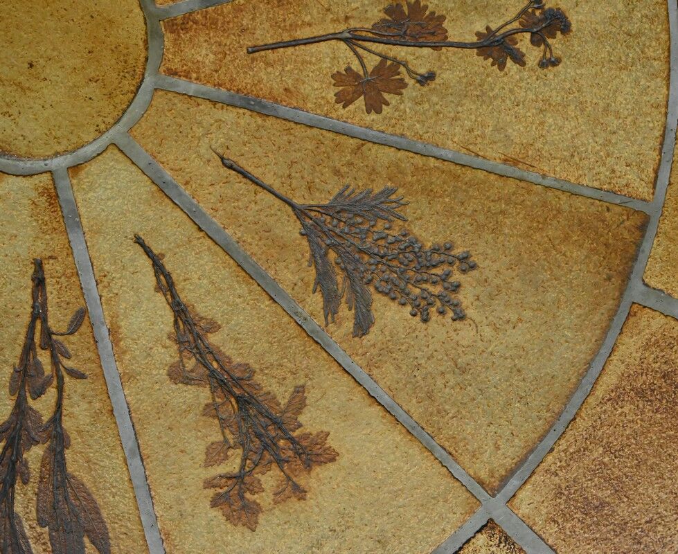 Oval coffee table signed R. Capron, collection les Herbiers, Vallauris – 1960