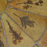 Oval coffee table signed R. Capron, collection les Herbiers, Vallauris – 1960