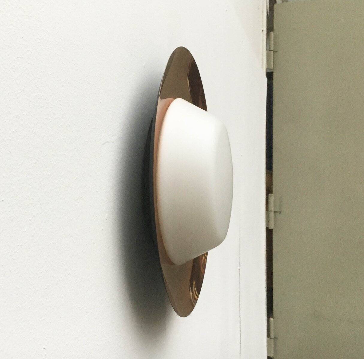 Mid-Century Copper Ceiling Lamp by BUR, Bünte & Remmler