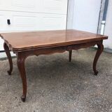 French provincial dining table, Louis XV style