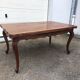 French provincial dining table, Louis XV style