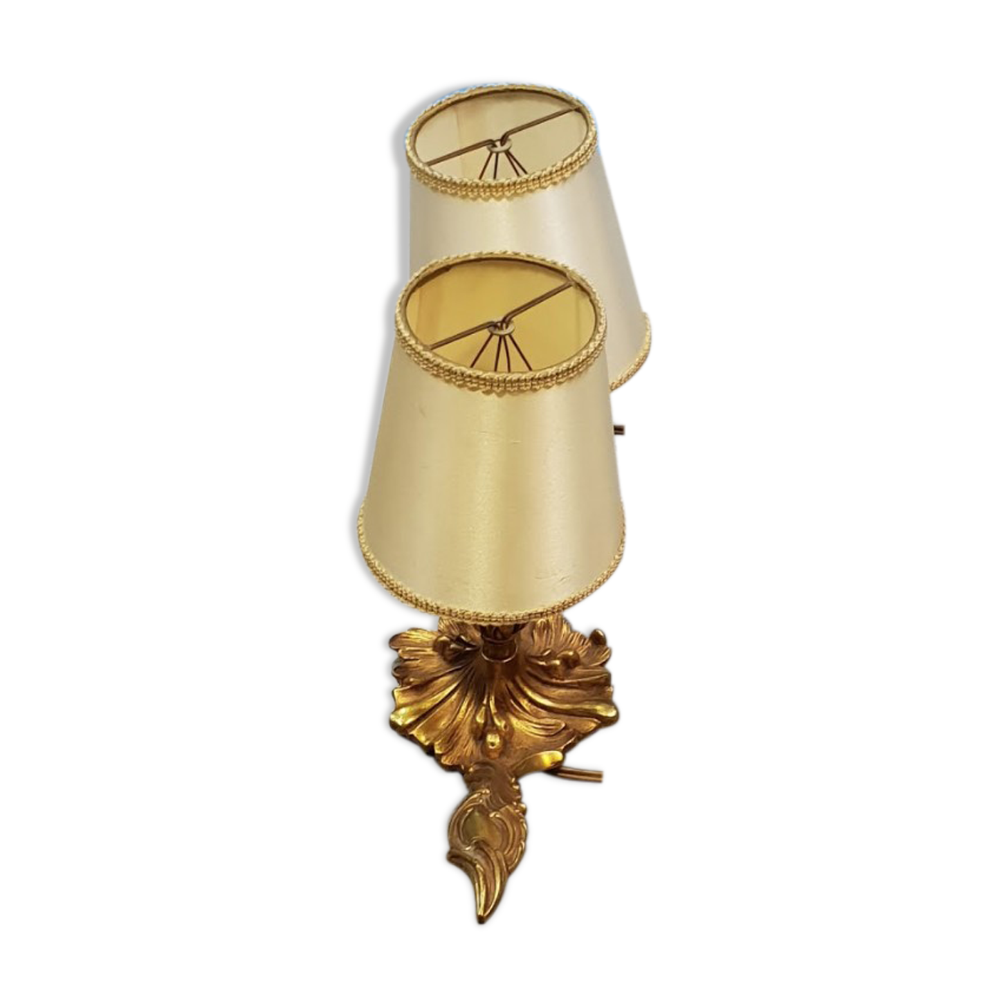 Bedside lamps bronze shabby chic