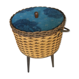 Wicker worker foot compass year 60