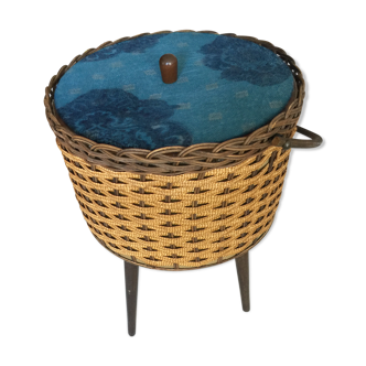 Wicker worker foot compass year 60