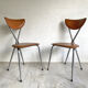 Set of 6 Arrben vintage 70's chairs