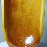 Large vintage Moroccan wooden dish, bowl, or hollow