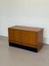 Vintage teak sideboard, mid-century style, with doors and drawers.