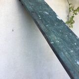 Wooden trestle bench