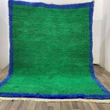 Green Berber wool rug 200cmx300cm