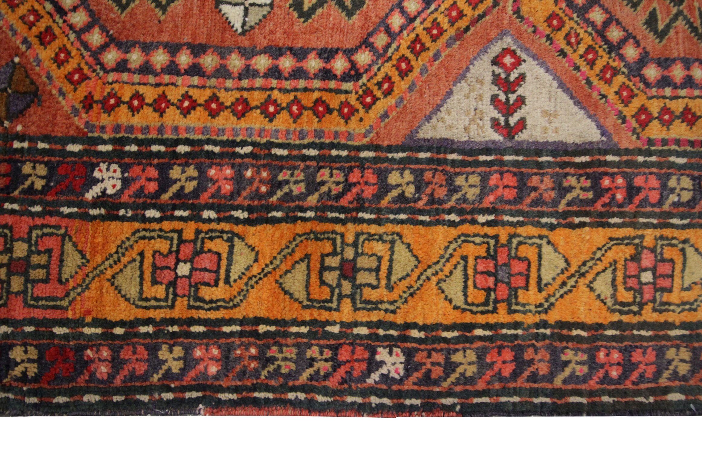 Vintage Caucasian Karabagh Rug 94x196cm