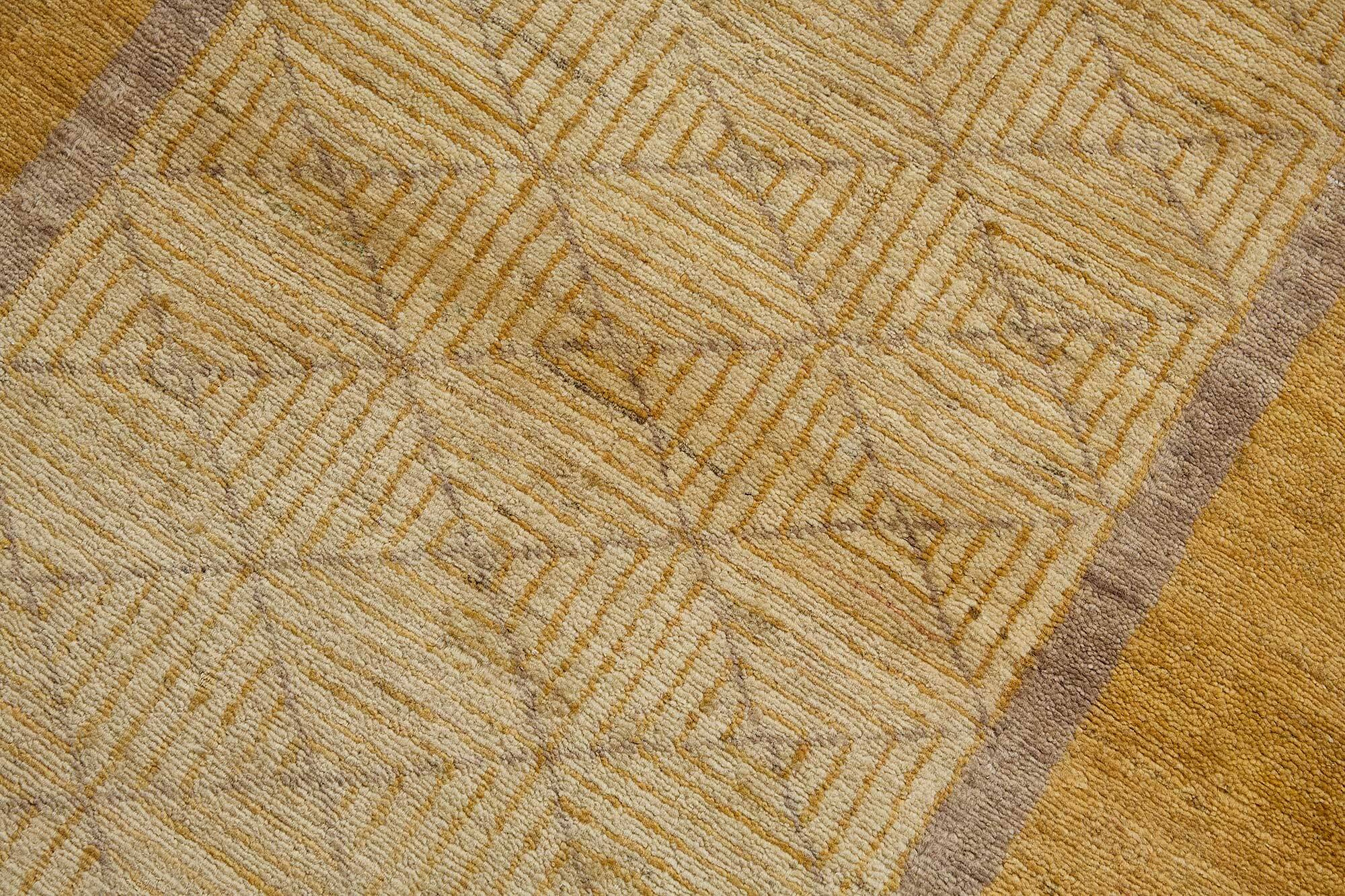 Tapis Oushak en laine noué à la main, 78 cm x 129 cm