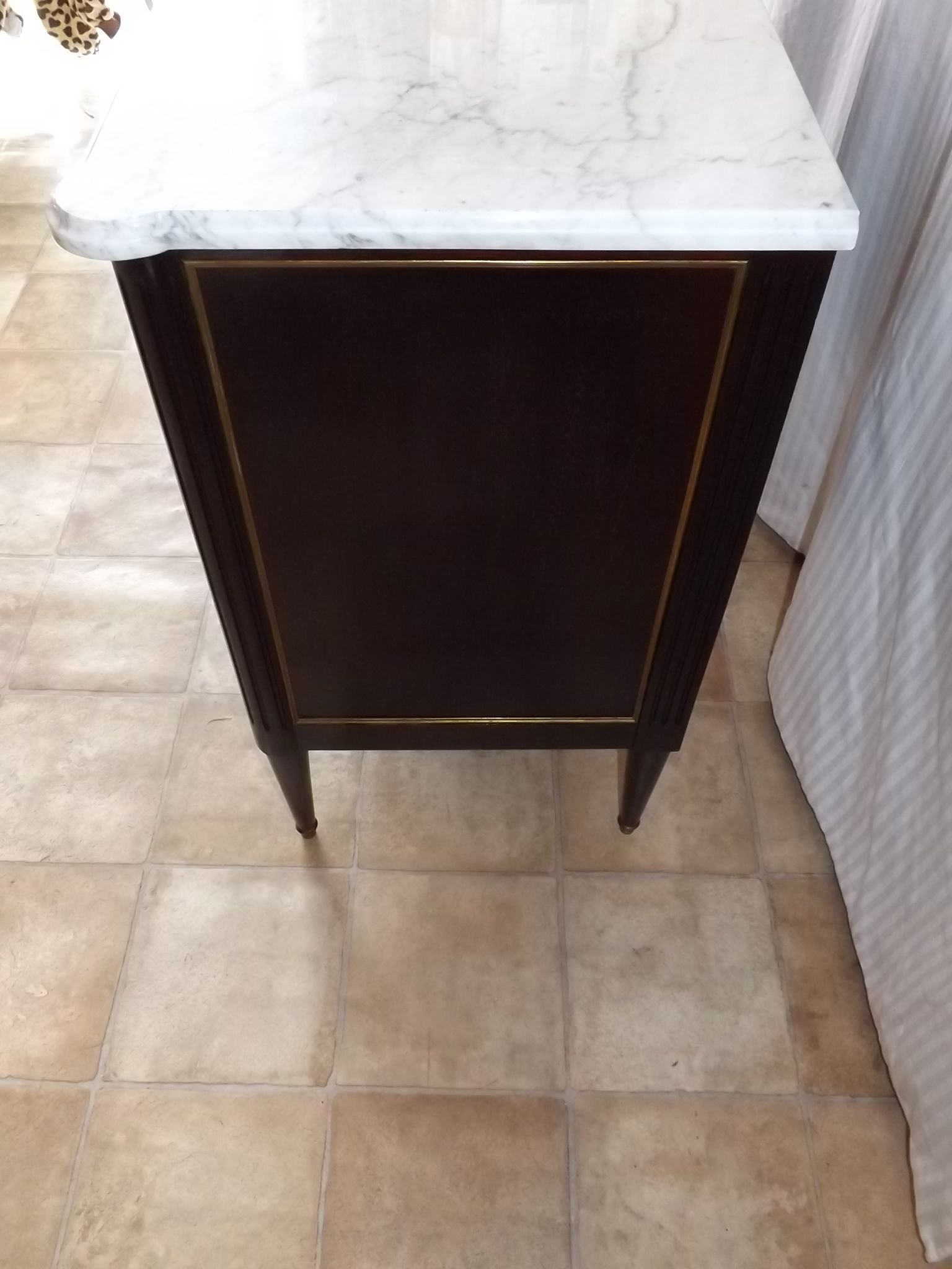 Chest of drawers mahogany Louis XVI 1970