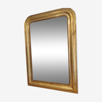 Miroir ancien doré Louis-Philippe