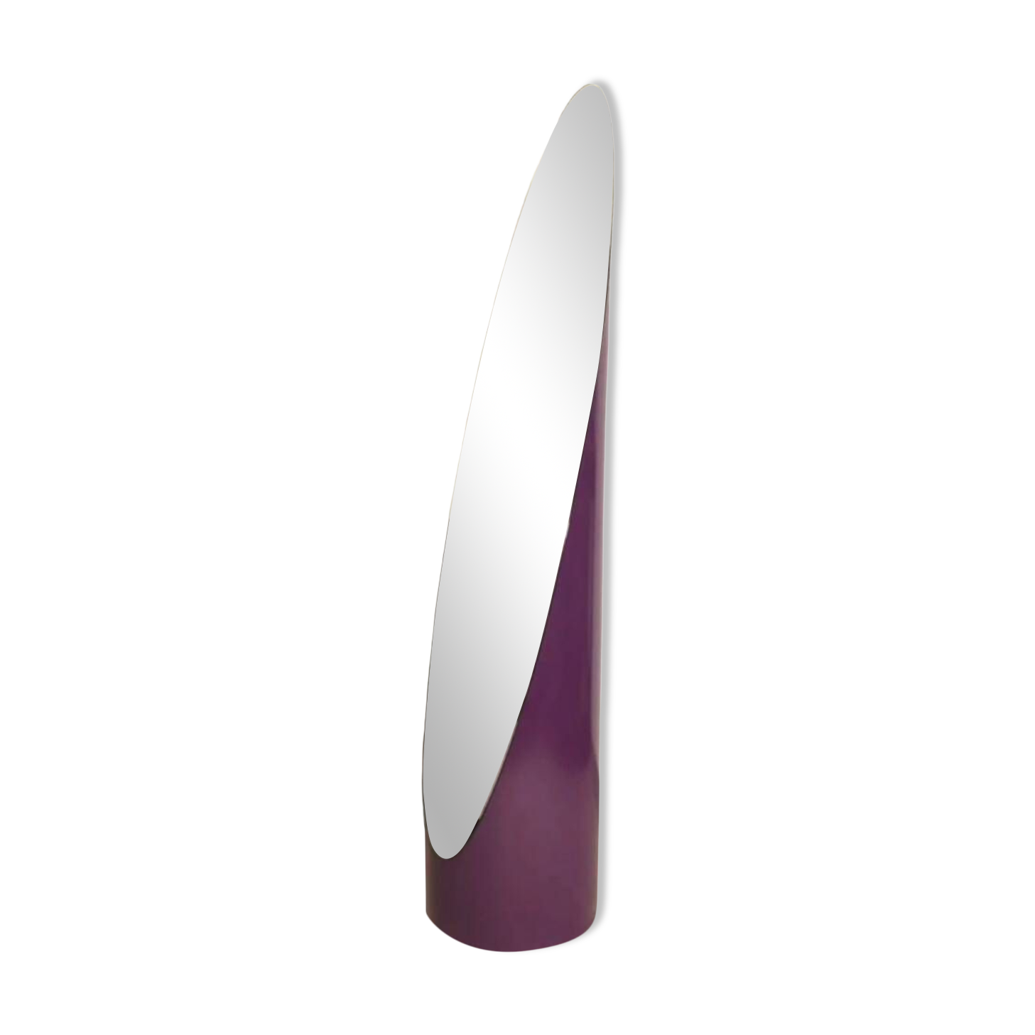 Purple lipstick mirror