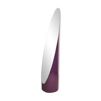 Purple lipstick mirror
