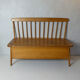 Old wooden bench for children