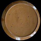 Large decorative abstract terracotta plate