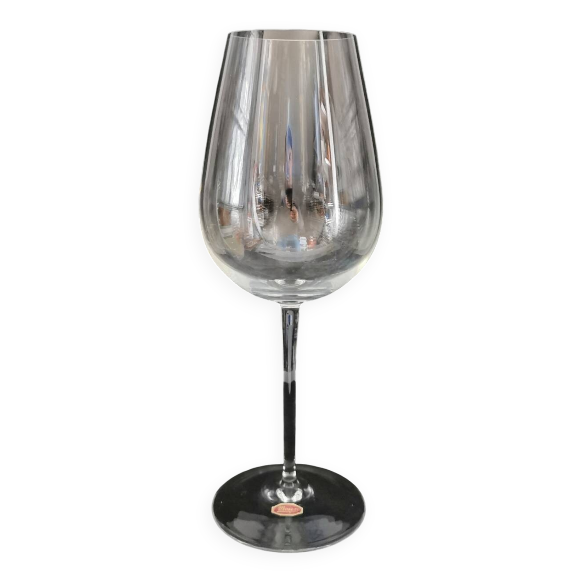Large Moser crystal tasting wine glass 37 cm