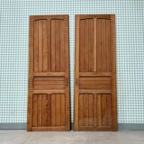 Paire de portes anciennes rénovées